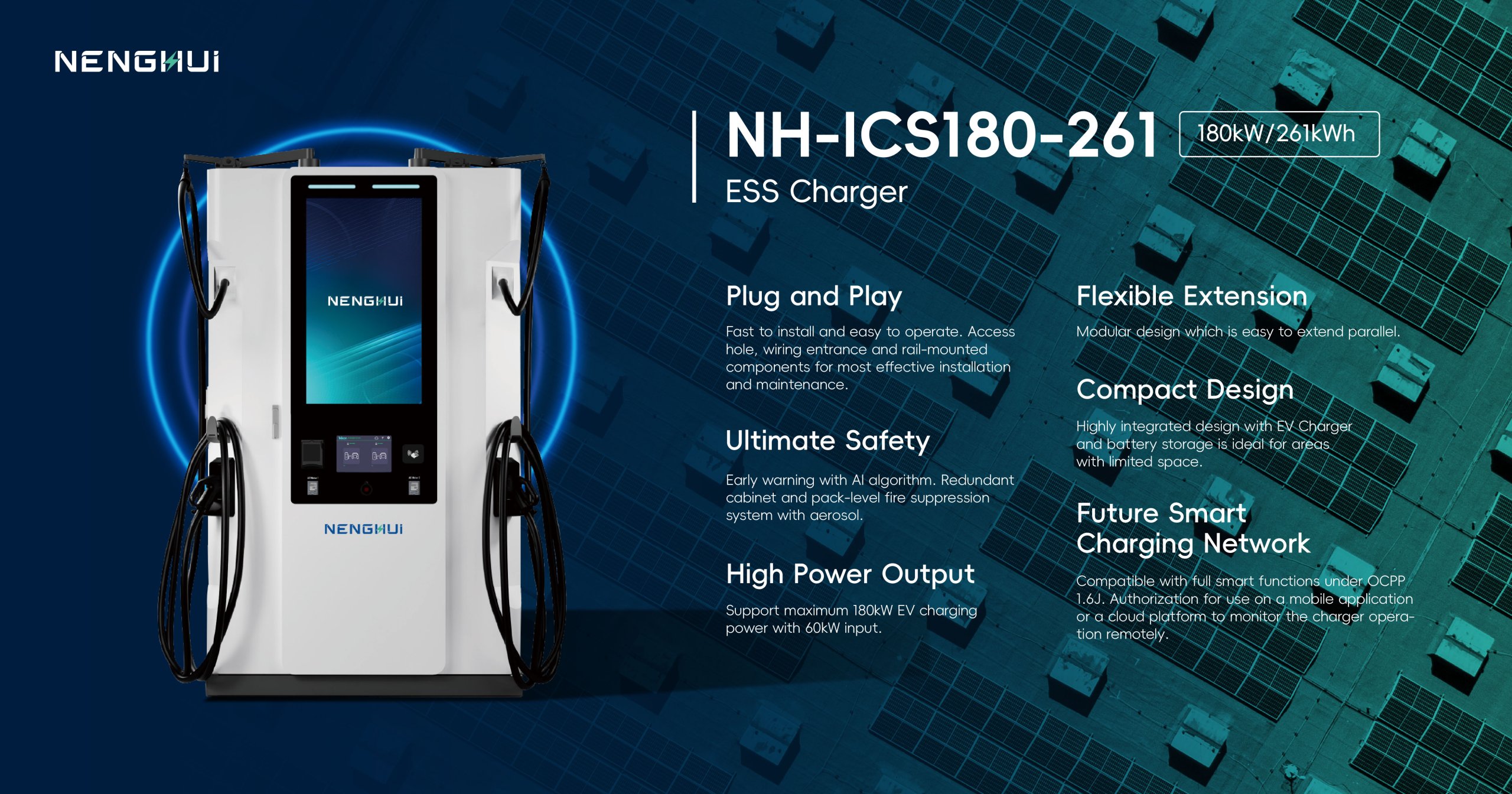 European Premiere: NENGHUI’s Revolutionary ESS-Charger Redefines Integrated Energy for C&I Sectors