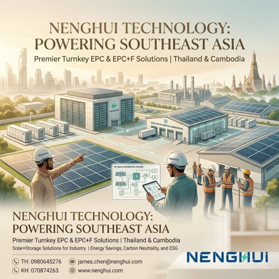 Revolutionizing Industrial Power: How Nenghui’s Solar EPC+F Solutions are Slashing Energy Costs in Thailand and Cambodia