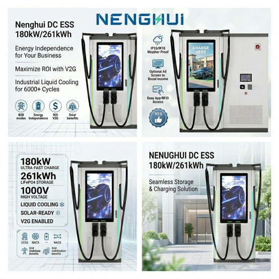 Revolutionizing Global Energy: Nenghui Unveils the Ultimate 180kW/261kWh All-in-One DC ESS Charging Solution